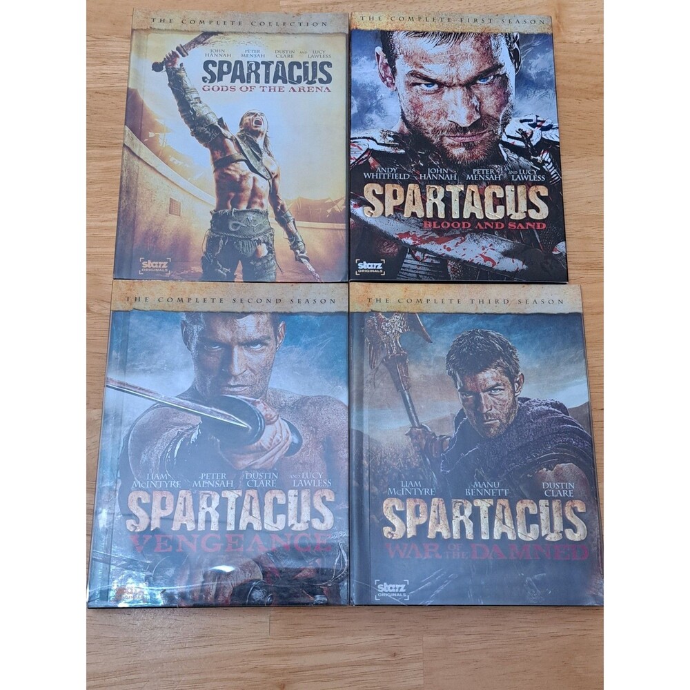 Spartacus Complete Series DVD Blood & Sand Vengeance Gods of Arena War of Damned